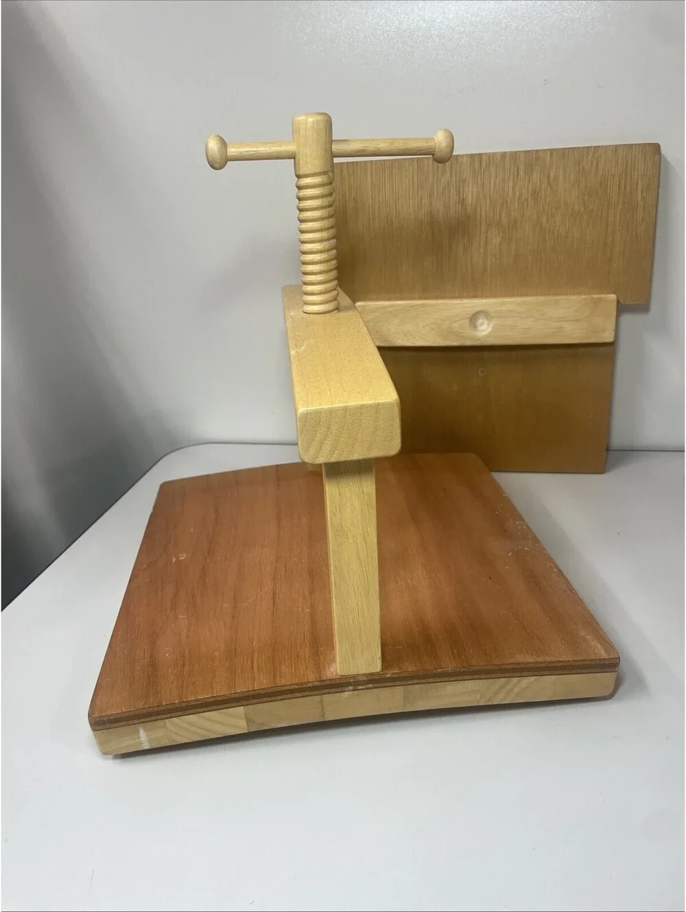 Vintage 1990s Professional FLOWER PRESS, Wood, Preserve Flowers| Craft Tool